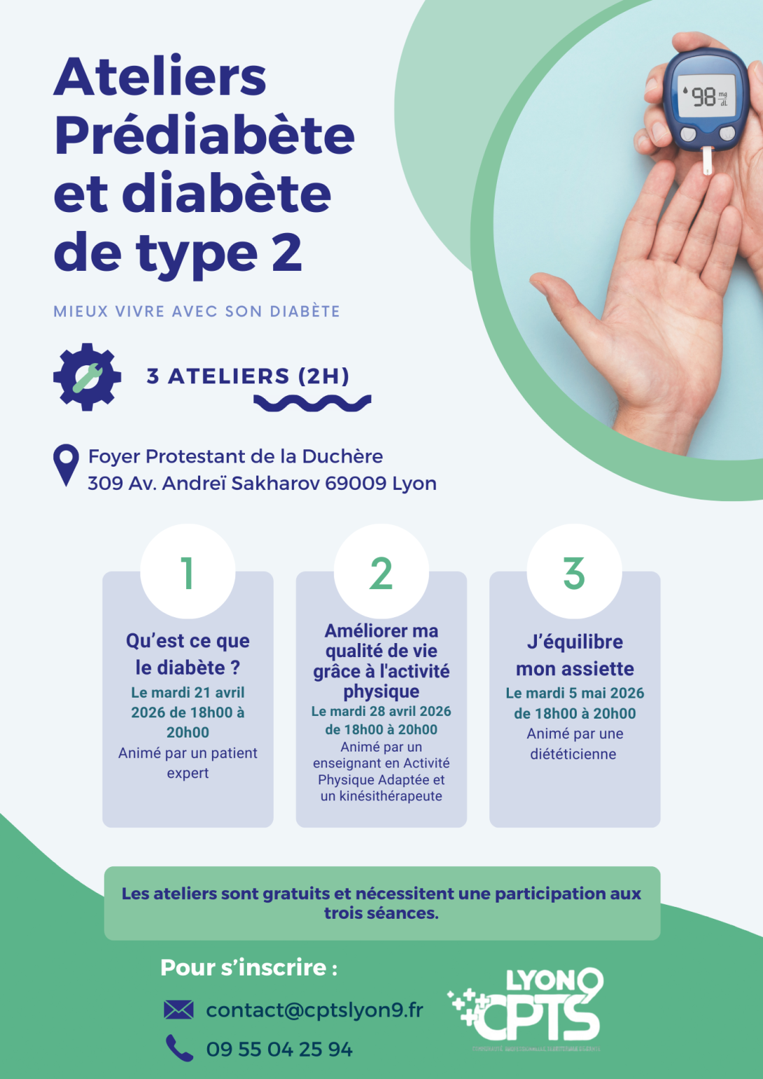 Atelier "Mieux vivre avec son diabète"