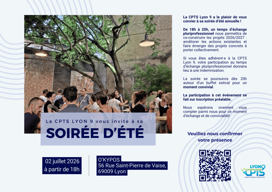 Soirée d'Eté de la CPTS Lyon 9