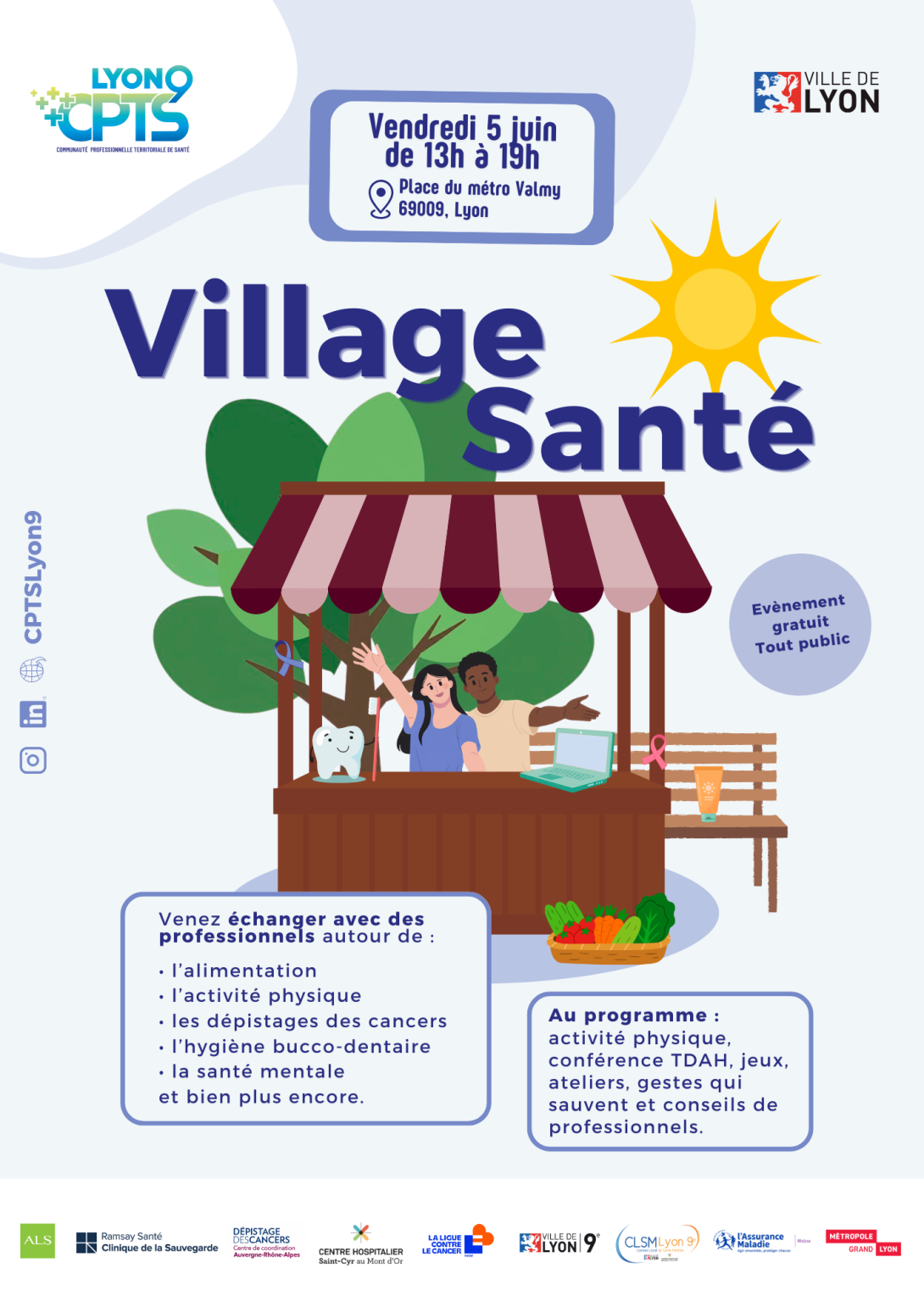 Affiche Village Santé